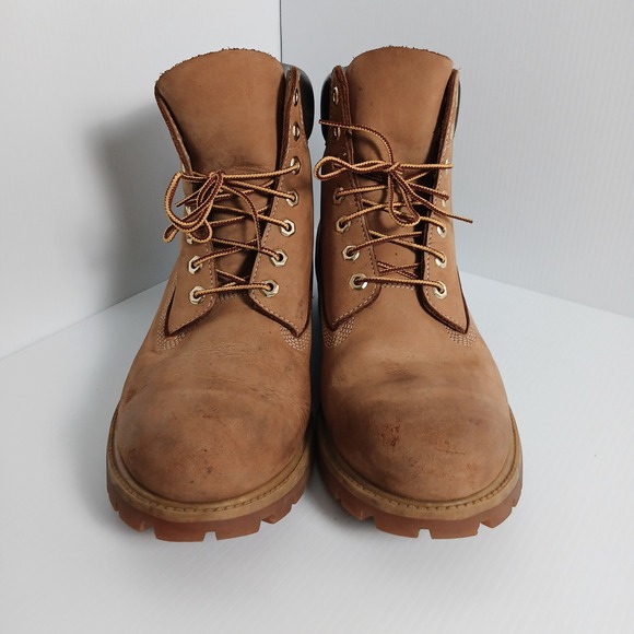 Timberland Classic 6in Waterproof Boots Leather Lace Up Men US 13 - Picture 2 of 12